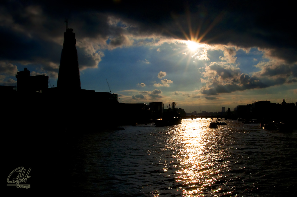 Sunset on the Thames